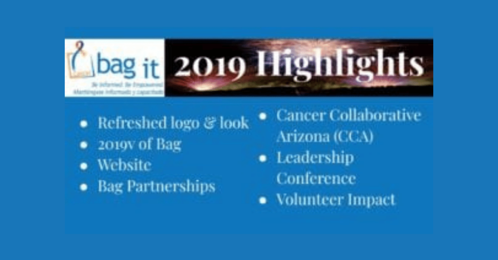 Bag It 2019 Highlights Graphic