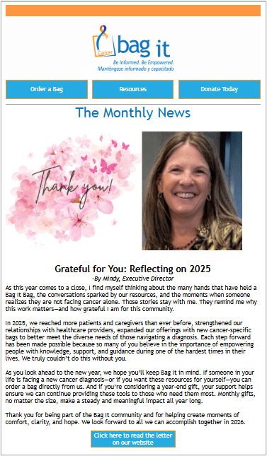 December 2025 newsletter cover