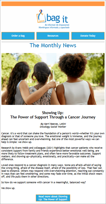 November 2025 newsletter cover