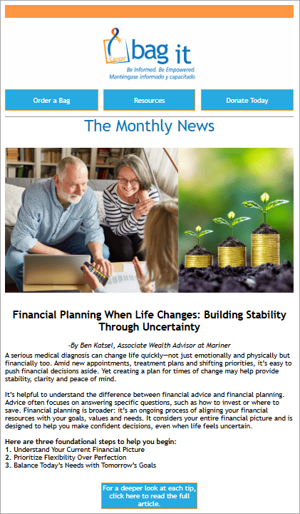 October 2025 newsletter cover