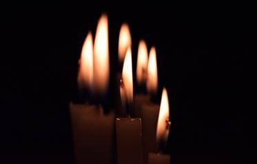 Candles in the dark