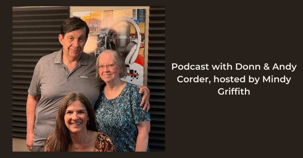 photo of Donn & Andy Corder with Mindy Griffith