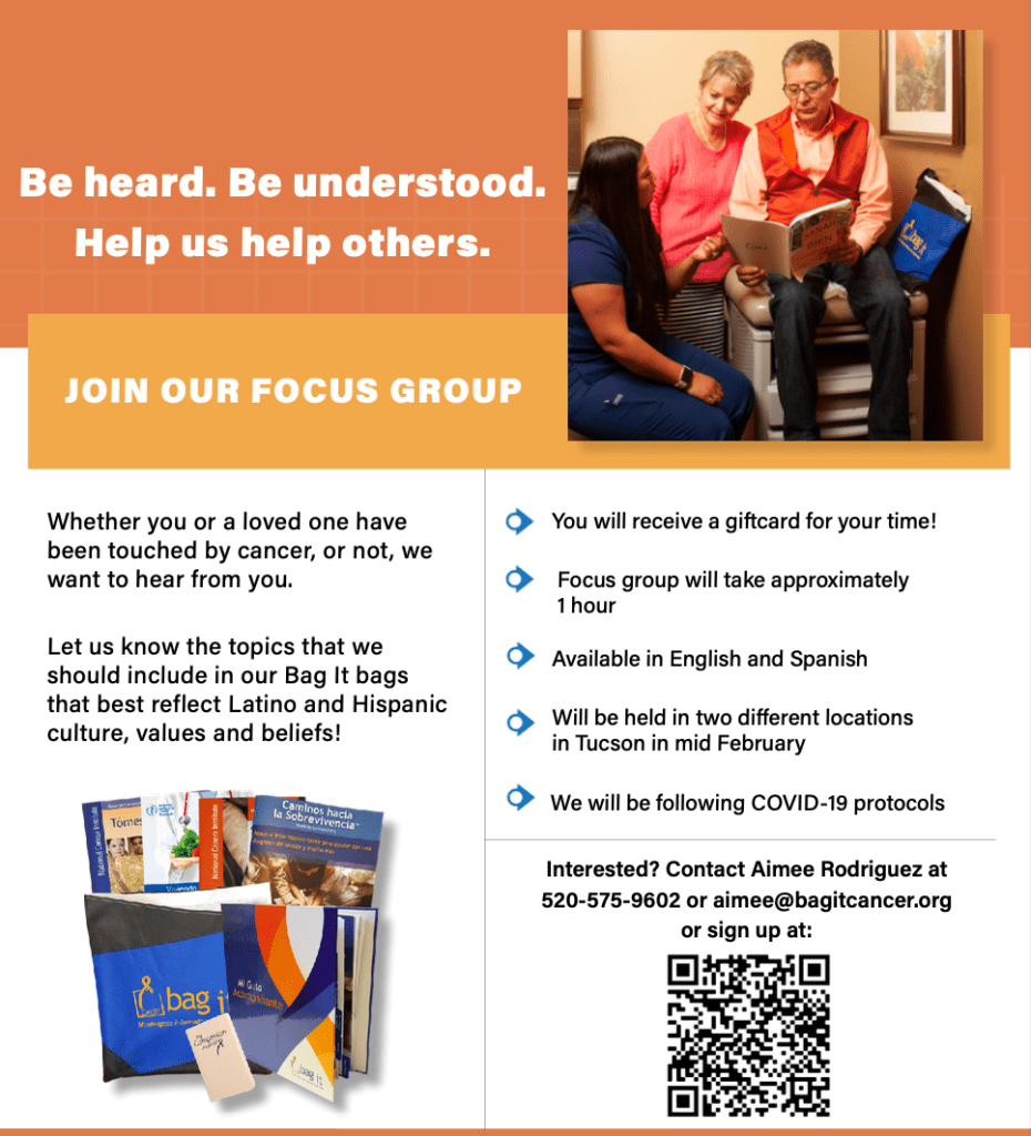 Focus Group flyer