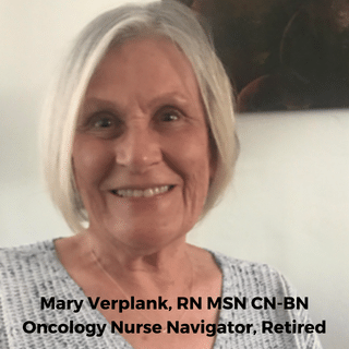 Mary Verplank photo Nurse Navigator, Retired