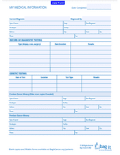 My Medical Information form 2022