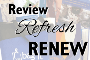 Review, Refresh Renew graphic