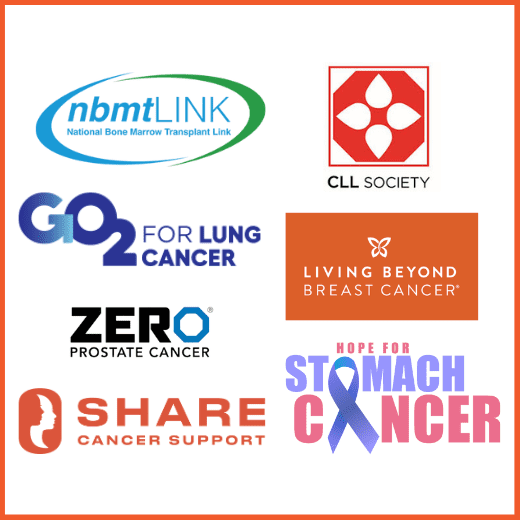 cancer-specific bag it bag partner logos