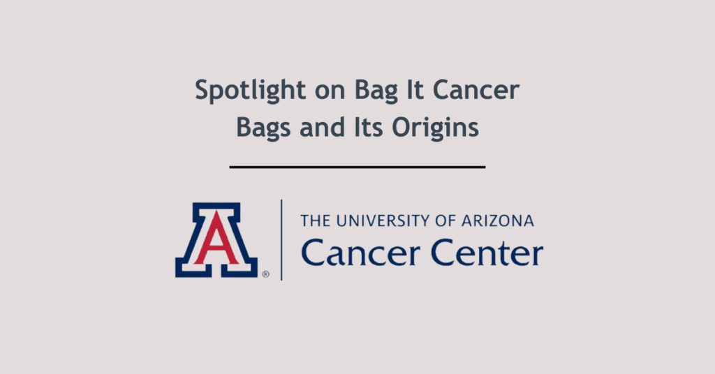 Spotlight on Bag It Cancer Bags and Its Origins with Cancer Center logo