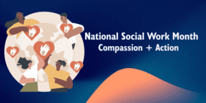 National Social Work Month graphic