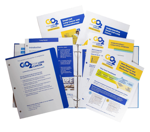 Lung Bag It Bag with GO2 for Lung Cancer contents Lung Bag It Bag with GO2 for Lung Cancer contents