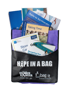 Stomach with Hope in a Bag Bag (1) Stomach Cancer Bag with Hope in the Bag