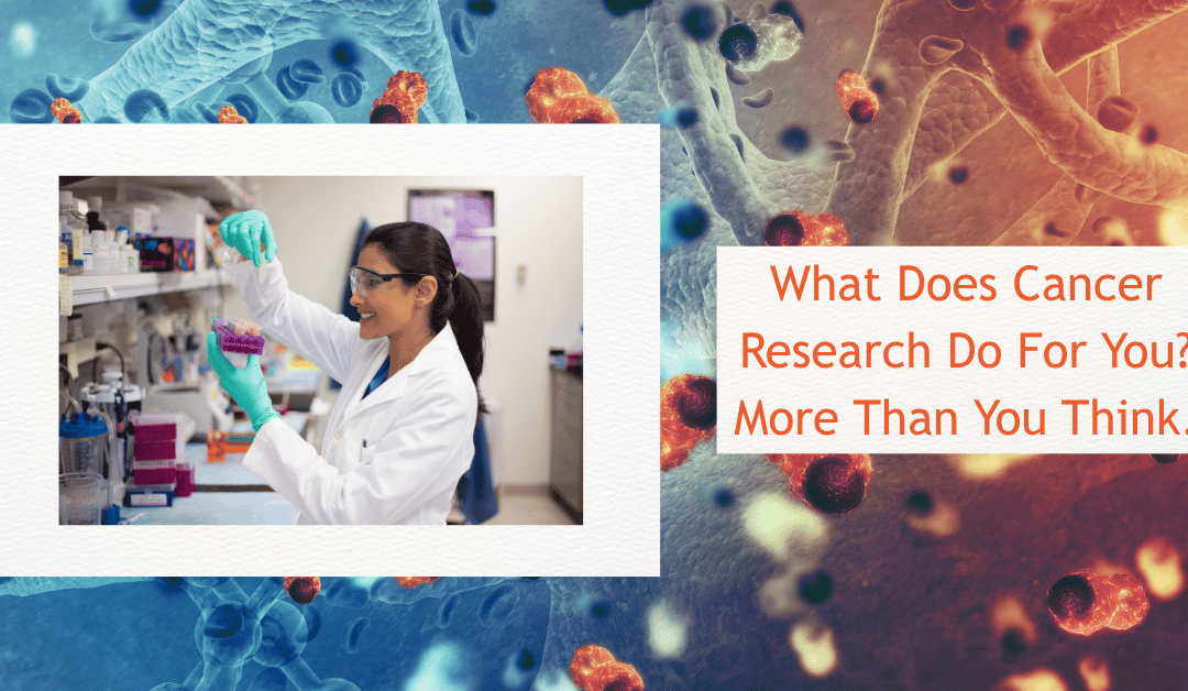 What does cancer research do for you with molecules and lab image